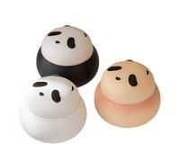WXMYOZR Small Urn for Human Ashes Pet Ashes, Mini Keepsake Urn Cute Panda Handcrafted Ceramic Urn Memorial Cremation Urns,Set of 3