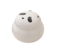 WXMYOZR Small Urn for Human Ashes Pet Ashes, Mini Keepsake Urn Cute Panda Handcrafted Ceramic Urn Memorial Cremation Urns,White