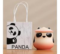WXMYOZR Small Urns for Human Ashes Pet Ashes,Cute Panda Ceramic Urn Small Keepsake Cremation Urns Sharing Urns,E