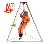 WXPGFEQ Heavy-Duty Tripod Rescue Equipment, Fall Protection Kit, Emergency Tripod, Confined Space Rescue Gear, Industrial Grade Safety Equipment