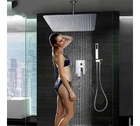 WXPGFEQ led Rainfall Shower Head rome Bath & Shower Faucet Bathroom Luxury Rain Mixer Tap Shower Combo Set-8 in