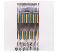 WXPGFEQ Retractable Traffic Barrier Portable Folding Garden Fence Expandable Up to 33 Feet Mobile Barricade for Outdoor Construction Size: 1.1 * 2.5m Colorful Design