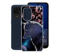 WXPPJ Case for Doro 8200 (6.10 inches), Transparent Anti-Yellowing Original Protective Case - Anti-Collision Durable Soft TPU Silicone Bumper Case for Doro 8200 - Collage