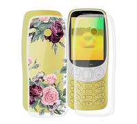 WXPPJ Case for Nokia 3210 2024 (2.40 inches), Transparent Anti-Yellowing Silicone Mobile Phone Case - Ultra Thin Shockproof Scratch-Resistant Protective Cover Soft TPU Case for Nokia 3210 2024 - Pack