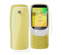 WXPPJ Case for Nokia 3210 2024 Cover, Transparent Silicone TPU Case, Shockproof Bumper Protection + Tempered Glass Screen Protector for Nokia 3210 2024 (2.40 Inches) - Crystal