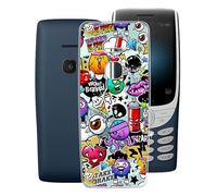 WXPPJ Case for Nokia 8210 4G (2.8 inches), Transparent Anti-Yellowing Silicone Mobile Phone Case - Ultra Thin Shockproof Scratch-Resistant Protective Cover Soft TPU Bumper Case for Nokia 8210 4G -