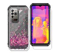 WXPPJ Case for Ulefone Power Armor 18 (6.58 inches), Transparent Silicone Mobile Phone Case, Shockproof Protective Cover Soft TPU Case + 9H Hardness Glass Screen Protector for Ulefone Power Armor 18