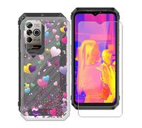 WXPPJ Case for Ulefone Power Armor 19 (6.58 inches), Transparent Silicone Mobile Phone Case, Shockproof Protective Cover Soft TPU Case + 9H Hardness Glass Screen Protector for Ulefone Power Armor 19