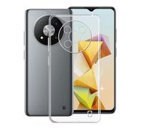 WXPPJ Cover for ZTE Blade A73 5G, Flexible Soft and Thin TPU Silicone Case, Transparent Shockproof Soft Protective Bumper Case for ZTE Blade A73 5G (6.52 Inches) - Crystal