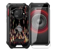 WXPPJ For FOSSIBOT F101 Pro Case with 1 Piece HD Screen Protector, Shockproof Protective Case Ultra Thin Soft Silicone TPU Mobile Phone Case + Ring Holder for FOSSIBOT F101 Pro (5.45 Inches) - Shadow