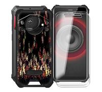 WXPPJ Mobile Phone Case for FOSSIBOT F101 Case with 2 Pieces HD Screen Protector Shockproof Soft Silicone TPU Case Ultra Thin Bumper Cover Protective Case for FOSSIBOT F101 (5.45 Inches) - Shadow