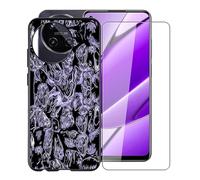 WXPPJ Mobile Phone Case for Realme 11 4G Case with 1 Piece HD Screen Protector, Shockproof Protective Soft Silicone TPU Case Ultra Thin Bumper Cover for Realme 11 4G (6.4 Inches) - Fantasy