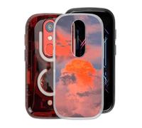 WXPPJ Unihertz Jelly Star Cover, Flexible Soft and Thin TPU Silicone Case, Transparent Shockproof Soft Bumper Protective Case for Unihertz Jelly Star (3.00 Inches) - Twilight