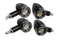 WXPYAQT Turn Signals Light Indicator 4Pcs/set Motorcycle Brake Light Amber And Red Turn Signal Tail Light Indicator Signal Bulbs Lamps Motor Accessories