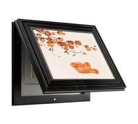 WXQTM Power Switch Box Decorative Painting no Drilling Required Wall Decoration Concealed Meter Cover Suitable for Corridors (E,70x55cm)