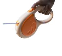 wxqzhf retractable dog lead automatic leash explosion-proof medium and large leash-orange color-with lights 5m