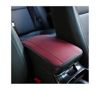 WXRNBN Car Armrest Cushion for Hyundai INSTER 2024 2025, Leather Armrest Seat Box Cover Protector Cover Car Center Console Cushion Pad Car Center Console Cover, red