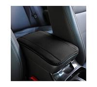 WXRNBN Car Armrest Cushion for Hyundai Kona II 2024 2023, Leather Armrest Seat Box Cover Protector Cover Car Center Console Cushion Pad Car Center Console Cover,Black