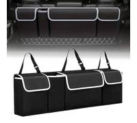 WXRNBN Car Boot Organiser for Ford Explorer EV 2024 2025, Car Boot Organiser Bags Foldable Car Boot Organiser Storage for Storage Auto Tools & Interior Declutter