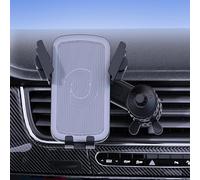 WXRNBN Car Phone Holder for BYD Seal U 2024, Air Vent Car Phone Mount Cradle, Adjustable Rotation Super Stable Hook Clip Car Accessories,Grey