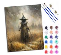 WXRWANG Paint by Number for Adults Beginner Canvas Witch of The Wilderness Choice for Birthday Anniversary or Any Festival DIY Acrylic Painting Kit for Room Decor 16x20 inch Frameless
