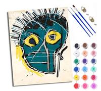 WXRWANG Paint by Numbers for Adults and Beginner Painting by Number Abstract line Drawing of a Human face Without Frame Oil Paintings on Canvas House Wall Decor 16x20in