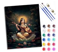 WXRWANG Paint by Numbers for Adults and Beginner Painting by Number Hindu Goddess Without Frame Oil Paintings on Canvas House Wall Decor 16x20in