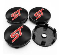 WxsDsq Wheel Center Hub Centre Caps 60MM 4 PCS Compatible with for Ford ST Focus X 2 3 Kuga Fiesta Mondeo Hubcaps ABS Alloy Ring,A