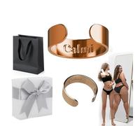 Wxshang Calmi Ring - The Original My Calmi Ring Women, Adjustable Magnetic Smart Ring for Finding Calm Again, Stress-Reducing, Recharge Your Energy (Rose Gold)