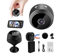Wxshang CamTrix Magnetic Mini Security Camera - Full HD Resolution, Night Vision, Motion Detection, Car Camera Baby Monitor, Security Camera with Monitor, Dual Camera Baby Monitor (A9)