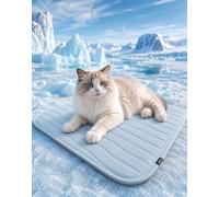 Wxshang Chilkitur Cat Cooling Mat, Chilkitur Cooling Mat for Cats，Blue：L