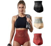 Wxshang Pauraju Thermogenic Fat-Burning Sculpting Shorts, High-Waisted Tummy Control Shapewear for Everyday Wear and Workout (Red, XL)