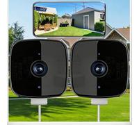 Wxshang Safeview Window Camera, Safeview Security Camera - The Smarter Window Camera for Your Home, With Night Vision & Motion Detection, Protect Your Home, Family & Valuables (16GB 2Pcs, 2.4G)