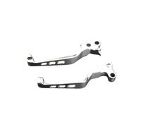 WXSSH Motorcycle Accessories Black Skull Brake Clutch Levers for Harley Dyna for Sportster softai Motorcycle Brake Clutch Lever Protection(Silver)