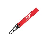WxsTZL Key Rings Keychain Car Compatible with for Ford ST STLINE Kuga Focus Fiesta Ecosport Keyholder Composite Fiber Family Present,150×25mm-A