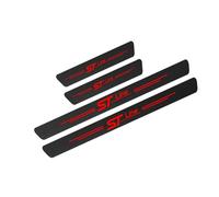 WxsYFFS Car Door Sill Protector Kick Plates 4pcs Compatible with for Ford ST STlINE Line Fies Focus Kuga Carbon Fiber Scuff Guards Sticker,D