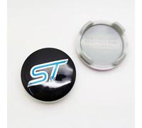 WxsYFFS Hub Centre Caps Wheel Hub Cap 4Pcs 54mm Compatible with for Ford ST Focus Fiesta ABS Synthetic Materials,A