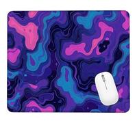 Wxuaixnn Abstract Square Gaming Mouse Pad, 23x18cm Portable Small Computer Mouse Pad, Mousepad for Desk with Non-Slip Rubber Base, Smooth Glide Fabric Surface for Office Gaming Laptop. WH-5776