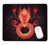 Wxuaixnn Animals Gaming Small Mouse Pad, 23x18cm Square Computer Mouse Pad, Portable Small Mouses Mat with Non-Slip Rubber, Washable Stitched Edge, for Gaming Office Worki and Home. WH-6141