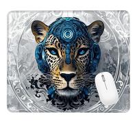 Wxuaixnn Animals Gaming Small Mouse Pad, 24x20cm Square Computer Mouse Pad, Portable Small Mouses Mat with Non-Slip Rubber, Washable Stitched Edge, for Gaming Office Worki and Home. WH-6163