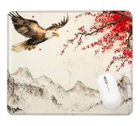 Wxuaixnn Animals Square Gaming Mouse Pad, 30x25cm Portable Small Computer Mouse Pad, Mousepad for Desk with Non-Slip Rubber Base, Smooth Glide Fabric Surface for Office Gaming Laptop. WH-6198
