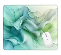 Wxuaixnn Blue Square Gaming Mouse Pad, 23x18cm Portable Small Computer Mouse Pad, Mousepad for Desk with Non-Slip Rubber Base, Smooth Glide Fabric Surface for Office Gaming Laptop. WH-4818