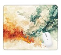 Wxuaixnn Color Gaming Small Mouse Pad, 24x20cm Square Computer Mouse Pad, Portable Small Mouses Mat with Non-Slip Rubber, Washable Stitched Edge, for Gaming Office Worki and Home. WH-4629