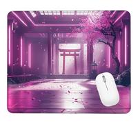 Wxuaixnn Modern Gaming Small Mouse Pad, 27x21cm Square Computer Mouse Pad, Portable Small Mouses Mat with Non-Slip Rubber, Washable Stitched Edge, for Gaming Office Worki and Home. WH-4645