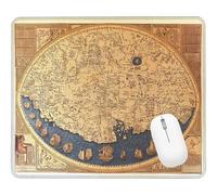 Wxuaixnn Retro Gaming Small Mouse Pad, 23x18cm Square Computer Mouse Pad, Portable Small Mouses Mat with Non-Slip Rubber, Washable Stitched Edge, for Gaming Office Worki and Home. WH-5853