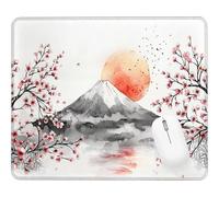 Wxuaixnn Sunset Gaming Small Mouse Pad, 24x20cm Square Computer Mouse Pad, Portable Small Mouses Mat with Non-Slip Rubber, Washable Stitched Edge, for Gaming Office Worki and Home. WH-6065