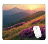 Wxuaixnn Sunset Gaming Small Mouse Pad, 30x25cm Square Computer Mouse Pad, Portable Small Mouses Mat with Non-Slip Rubber, Washable Stitched Edge, for Gaming Office Worki and Home. WH-6525