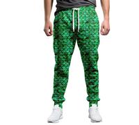 WXUEH Fashion 80s Style Jogger Sweatpants Mens Funny Joggers Pants Casual Track Pants 90s Outfit for Men Sports Athletic, Mermaids Scales, XXL