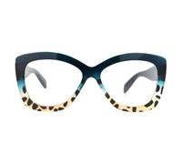 WxuuLTGJR Vintage Eyewear Frame Leopard Print Sunglasses Titanium Eyewear Frames Glasses Frame Anti-blue Light Women's Eyewear Frames