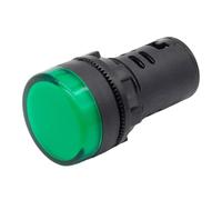 WXVFX 1pcs 12V 24V 110V 220V 380V 22mm Panel Mount LED Power Indicator Pilot Signal Light Lamp(380V Tell me Color)